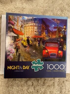Buffalo David Bitton Night & Day Paris Puzzle - Red & Blue